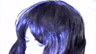 Two sluts on the beach enjoy a rubber cock and a real cock doggystyle