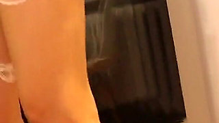 Hot Sexy Maid Cleaning the Kitchen.