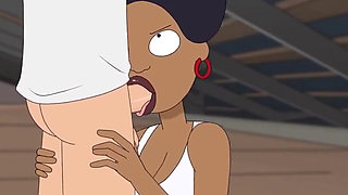 Rick and Morty - a Way Back Home - Sex Scene Only - Part 51 Reka Blowjob by Loveskysanx