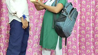 Desi School Girl Fucks Stepbrother on Rakshabandhan - Homemade Indian Sex with Puja
