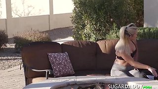 Ebony Teen Angel Takes Huge Cock & Facial in College Casting