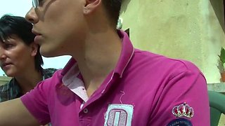 Housewife anal fucked outdoor