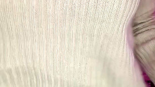 Skinny tattooed Latina masturbates with vibrates until she has orgasm.