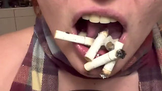 Self Human Ashtray Spit Ashtray Dirty Face