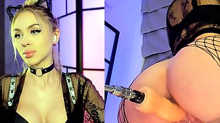 Blonde Dual Cam View by Her Fuck Machine