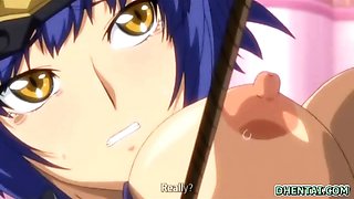 Bondage hentai bigtits gets licked her wetpussy