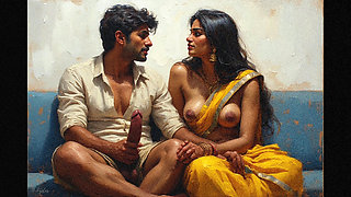 Indian milf anitha from Bangalore gang bang sex with Delhi boys as she comes delhi for college