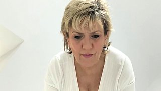 Blonde MILF with Big Boobs Playing Cam Free Porn