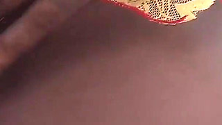 Teasing Rubbing My Pussy Pissing in Sexy Yellow Underwear