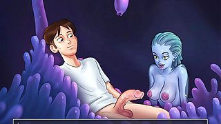 anon and dabby make hit seen in summertime saga part 7