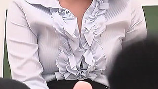 Sawa Sasaki POV Scent Training Smelly Feet Pressed to Your Face as She Strokes You Through Worn Pantyhose.