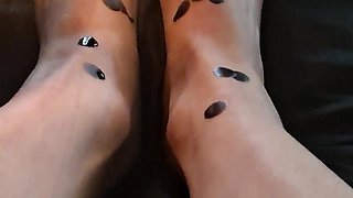 Dripping Candle Wax Over My Perfect Feet