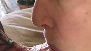 Good Girl Sucks Hubby's Cock and Masturbates