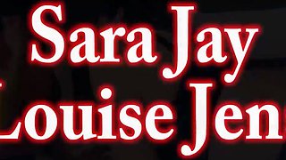 Louise Jenson & Sara Jay Got Oily & Horny! Lesbian Show!