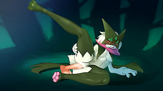 Meowscarada Sex (furry Sex)