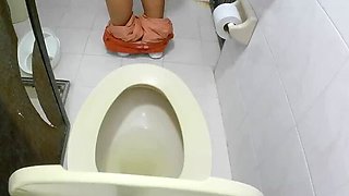 Katrina4deluxe & pampammedallo Public Bathroom Pissing Compilation - Amateur BBW Voyeur HD