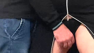 UFF!!! Some Stranger Dirty Fingers Rubbed my Pussy in German Subway