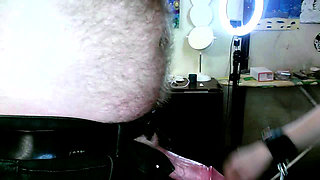 Sweet mature slave wife, or Peter Stone's "start-stop show" .!.)) (view from the auxiliary camera)...