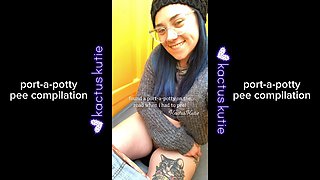 Port-a-potty Pee Compilation