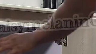 Lonely Ebony Housewife Fucks the "plumber" While Husband Is at Work