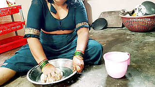 Desi Indian fucked in the kitchen