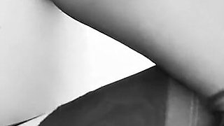 Black and White Artistic Stockings