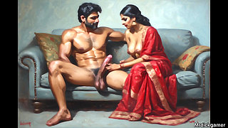 Hot desi 18 year old teen hot threesome sex with her college friends