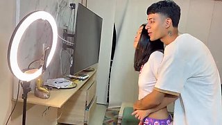 Step Sister Drinks Brother's Milk - Anal & Facial with Squirting Orgasm