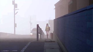 3D Student Girl Got By Ghosts(4K)60fps - 60 fps