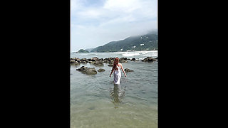 What Would I Wear on a First Date to the Beach Try on Petite Redhead Leverageurassets - 58