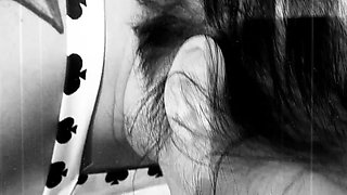 The Pictures Black and White She Sucks That Cock with All Her Fucking Might Cum Guzzler