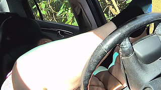 Dirty Tease While He's Watching She Pumps Pussy to Get His Cock Rock Hard