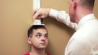 Fun-sized boy ANAL ULTRA SOUND fucked by furious Doctor!