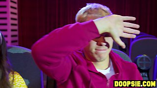 Bisexual studs 3some orgy with hairy mature