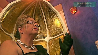 Monika Schmidt Femdom Smoking Human Ashtray Verbal Humiliaion Boot Worship