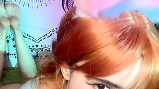 Amateur blonde teen girlfriend toyed and facialized