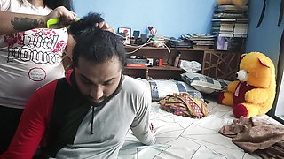 Vaishnavy and Sharun Raj malayalam talk with sex, Mallu couple hot sex and funny malayalam talk, Mallu couple hot romance sex