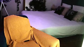 Beautiful teen brunette Jessica Sinn masturbates