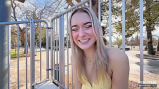 Summers - Kinky Blonde Thea Summers Fucks In Public And Gets A Creampie