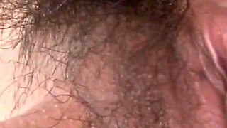 Hot Horny Japanese Babe with Bushy Hairy Pussy Fucked Hard - Creampie Ravish