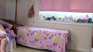 Pookie: Spanked, Diapered for Wetting Pullup