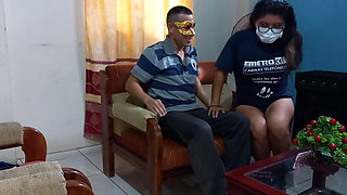 Old Stepmother Thinks She Can Still Have Sex and Invites Her Stepson to Touch Him