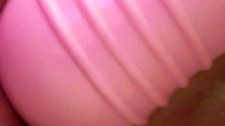Cougar Milf's Bound Clit Tourmented by Vibrating wand til it squirts creamy cum all over