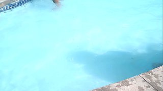 Summer Fun Photoshoot: Woman in a Pool