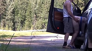 Milf allows stranger to bang her by the side road - Amateur