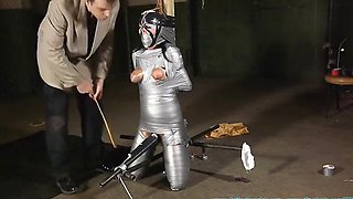 Lovely Dixie Is Severely Bound By Duct Tape and Humiliated by Psychopath