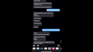 Hotwife Cheats with Sexting - Dirty Talk & Bald Pussy Action