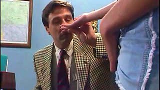 Teacher pounds his sweet student