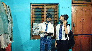 Real School Friends Preeti and Ishu Fuck with Boyfriend BBC XXX video, Desi Indian School Friends sex video, Xxxx Hindi Audio