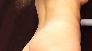 Cleaning the Curtains Naked